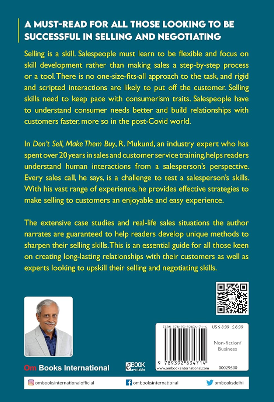 Don't Sell Make them Buy : Upgrade Your Selling Skills