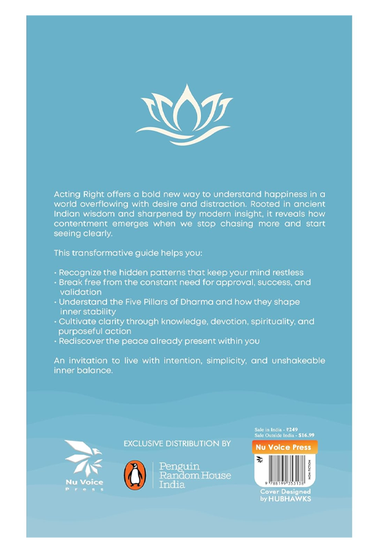 Acting Right-Self-help|Non-fiction|Motivational self-help